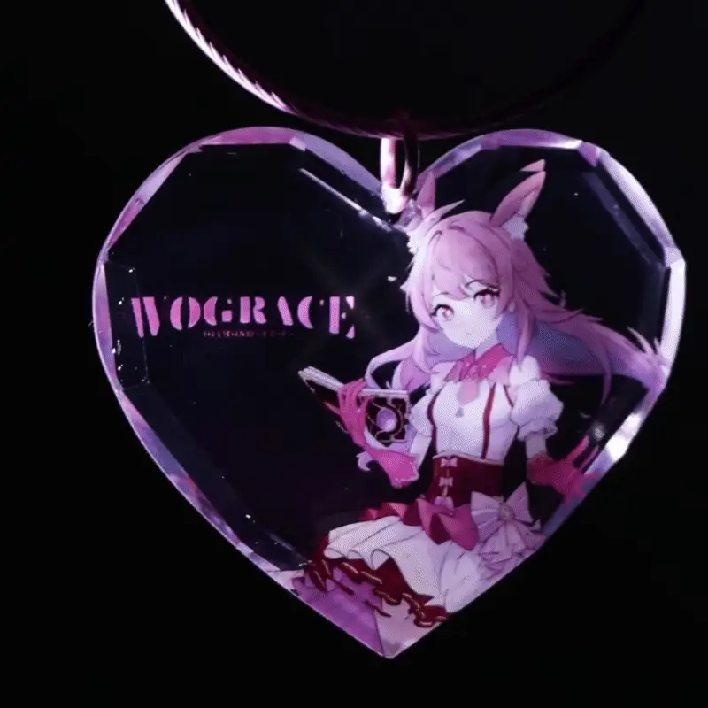 Custom Acrylic Diamond Keychain - Image 7