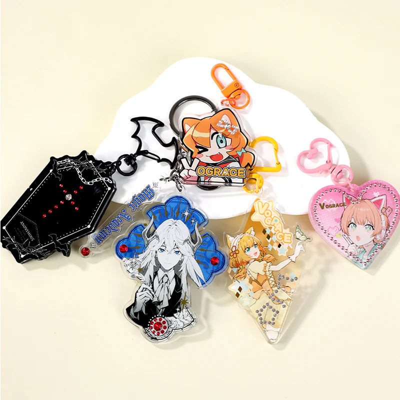 Custom Acrylic Rhinestone Keychain - Image 13