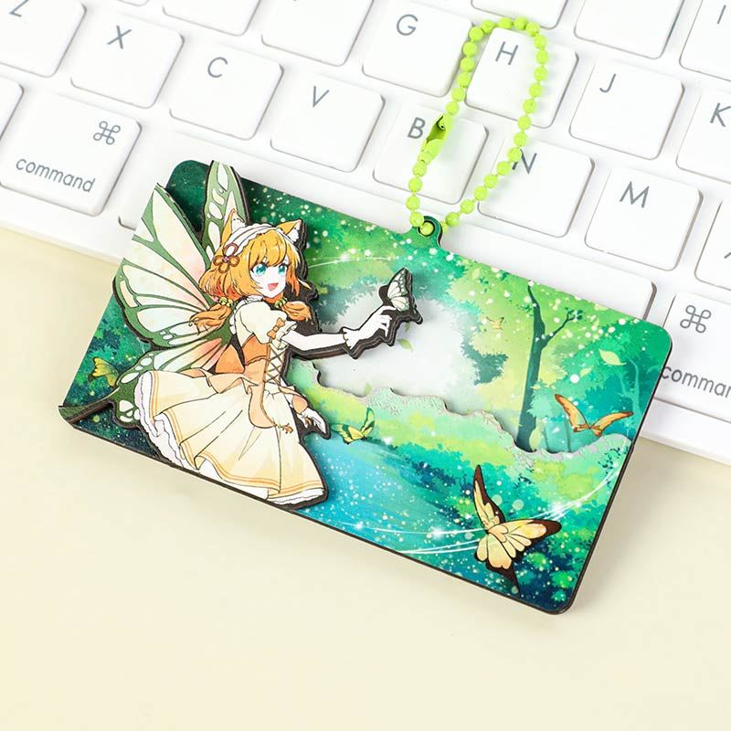 Custom Layered Wood Keychain - Image 13