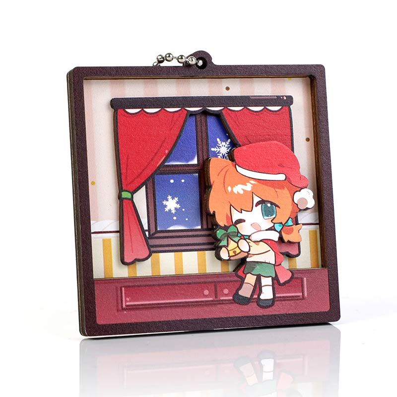 Custom Layered Wood Keychain - Image 22