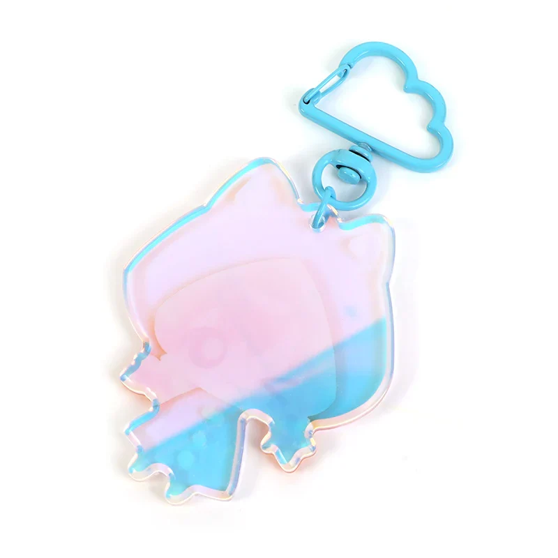 Custom Rainbow Acrylic Rounding Keychains - Image 3