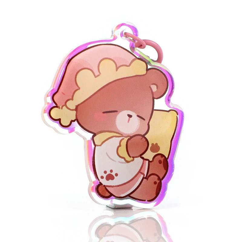 Custom Rainbow Acrylic Rounding Keychains - Image 30
