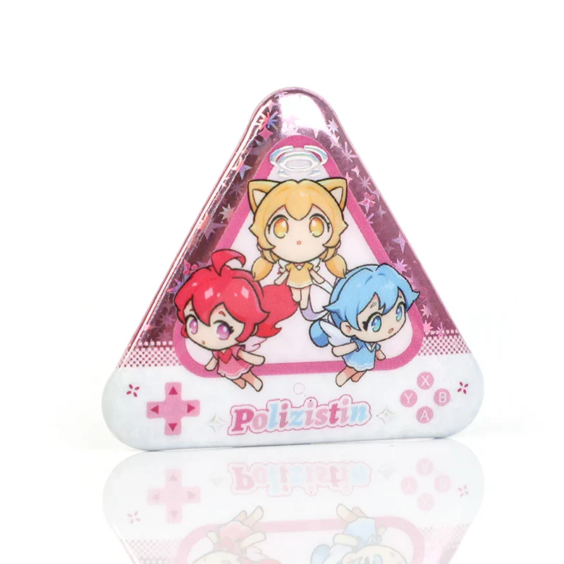 Custom Triangle Glitter Button Pins - Image 11